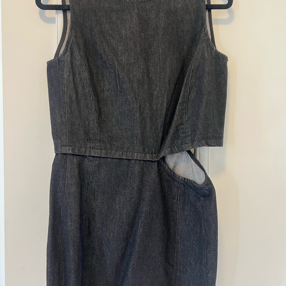 Zara Asymmetrical Black Dress